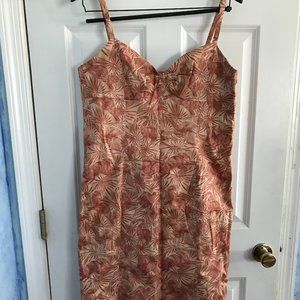 Peruvian Connection Animal Print Sun Dress size 14